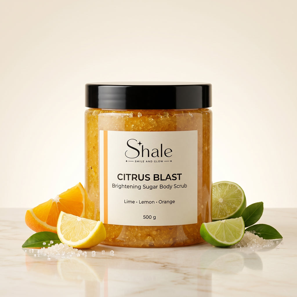 Citrus Blast Brightening Sugar Body Scrub | Lime, Lemon & Orange | 500g