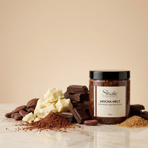 Mocha Melt Exfoliating Sugar Body Scrub | Cocoa & Shea Butter | 500g